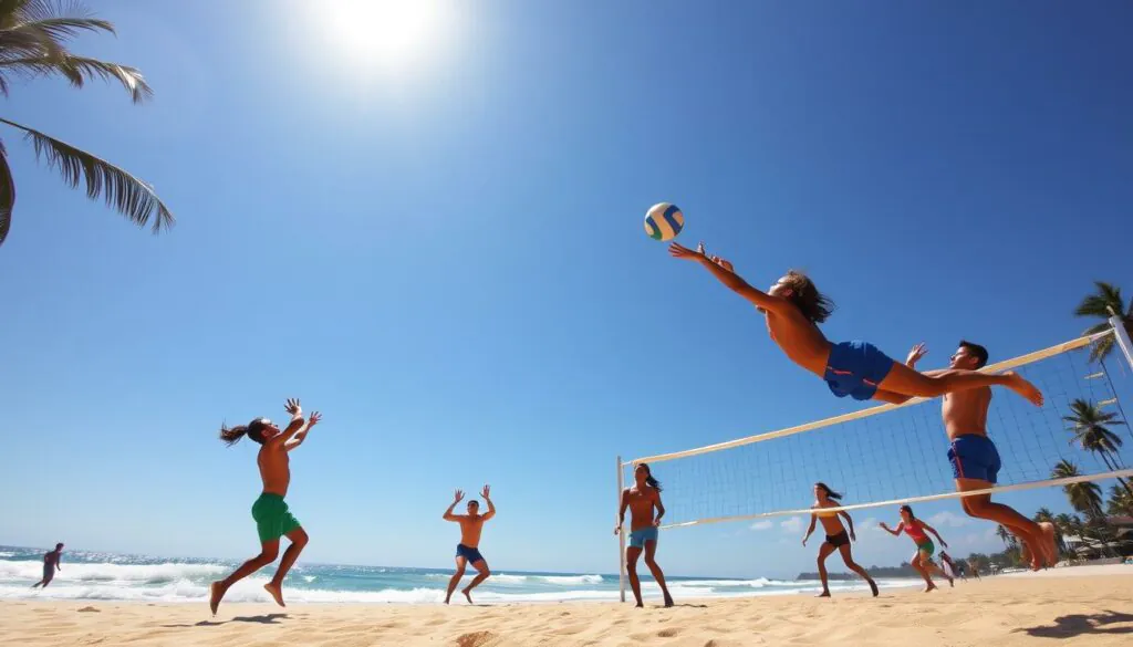 beach volleyball