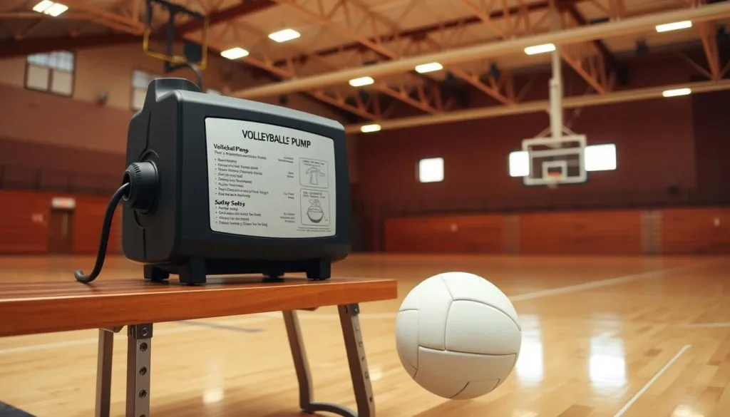Volleyball Pump Safety Guidelines